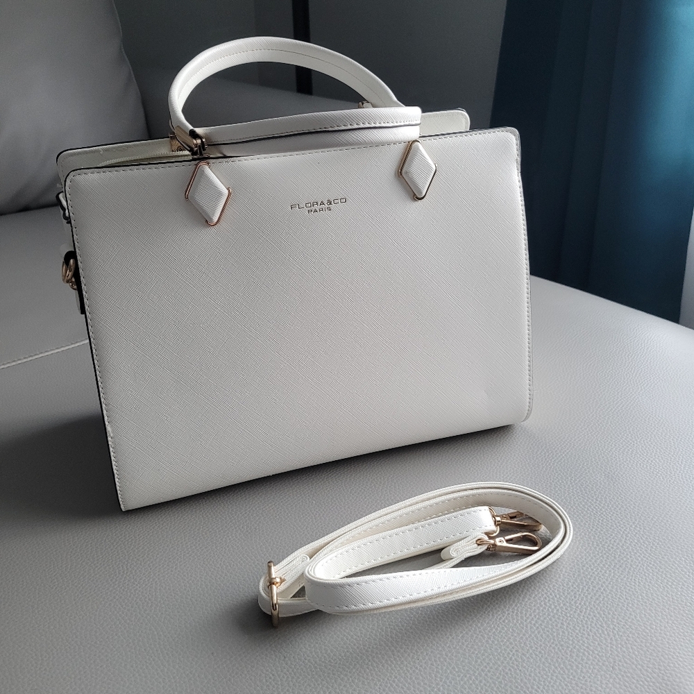 Flora&Co Paris White Women's Purse